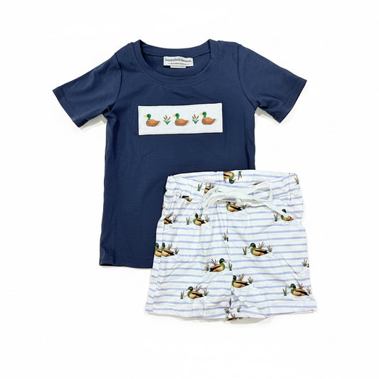 Boys blue duck set