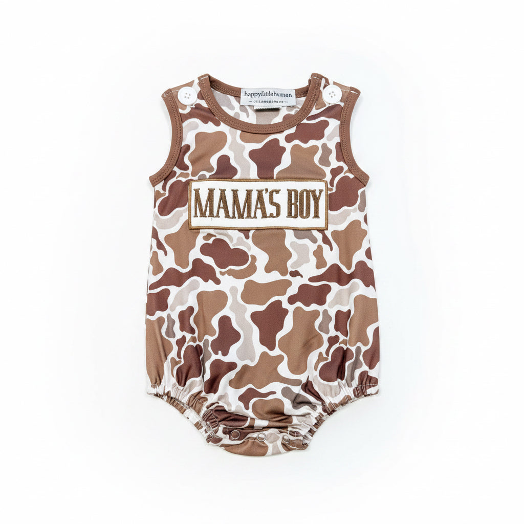 Mama’s Boy Camo onesie