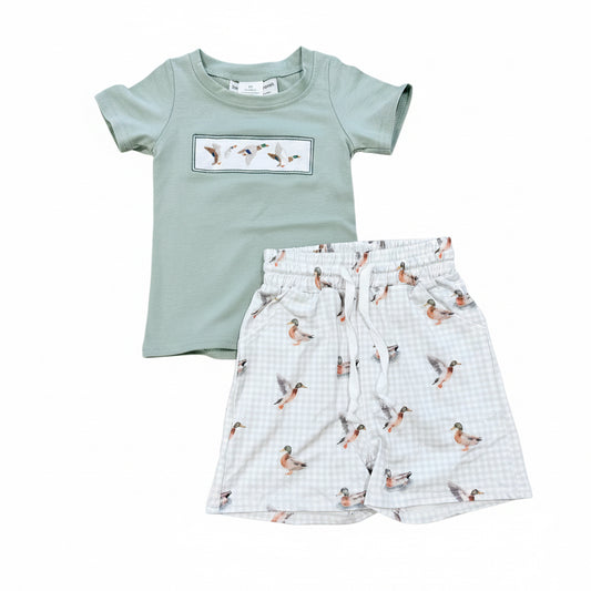 Green boys duck set
